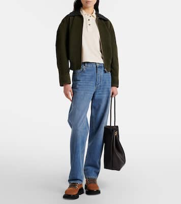 Schnürstiefel aus Veloursleder | Bottega Veneta