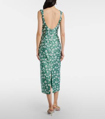 Numa brocade midi dress | Markarian