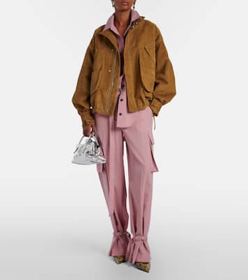 La Passeggiata Mini leather tote bag | The Attico