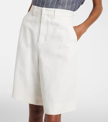 Sole cotton and linen Bermuda shorts | 'S Max Mara