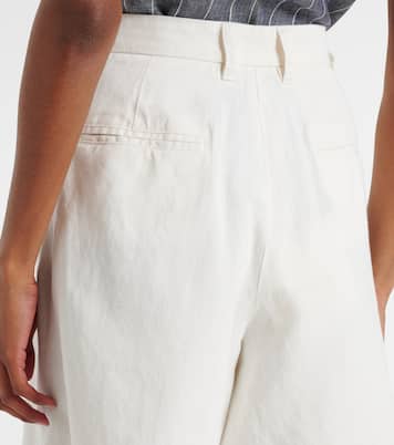 Sole cotton and linen Bermuda shorts | 'S Max Mara