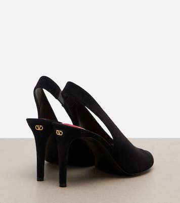 Révélé suede peep-toe pumps | Valentino Garavani