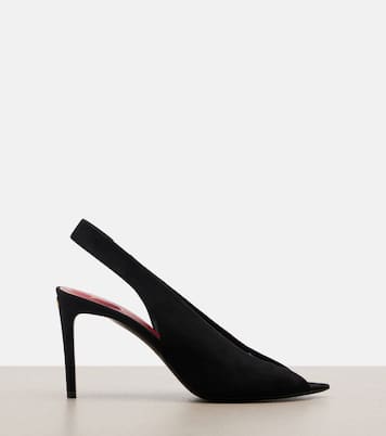 Révélé suede peep-toe pumps | Valentino Garavani