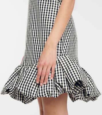 Sienna gingham minidress | Khaite
