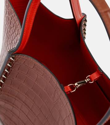 Cabarock Small croc-effect leather tote | Christian Louboutin