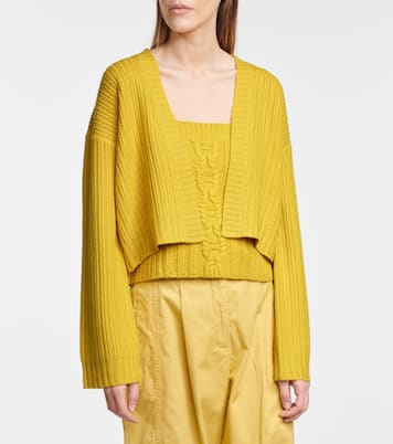 Delightful Match wool camisole and cardigan set | Dorothee Schumacher