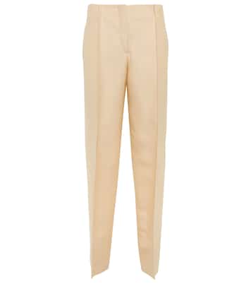 Wool and silk tapered pants | Jil Sander