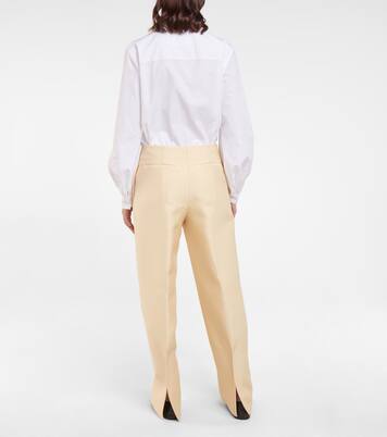 Wool and silk tapered pants | Jil Sander