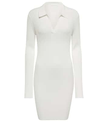 Minikleid aus Rippstrick | Helmut Lang