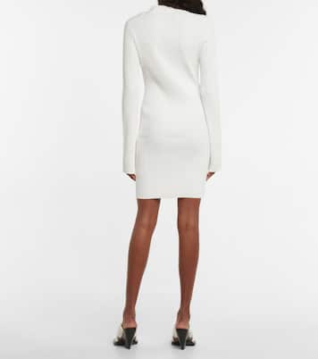 Minikleid aus Rippstrick | Helmut Lang
