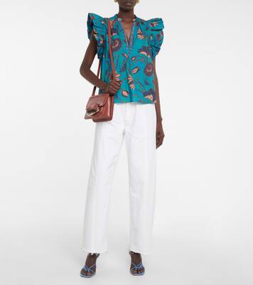 Elena花卉棉质上衣 | Ulla Johnson