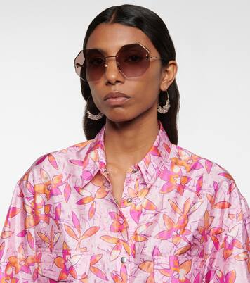 Occhiali da sole ottagonali in metallo | Isabel Marant