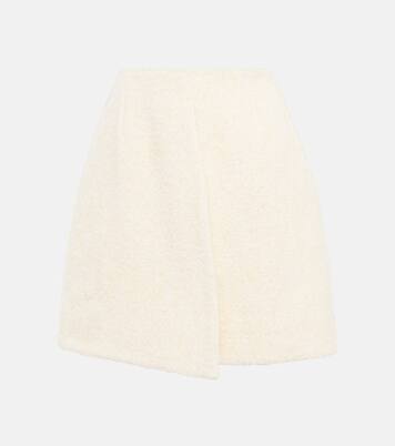 Minifalda de punto bouclé mezcla de lana | Jil Sander