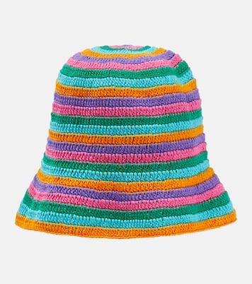 Cappello da pescatore in crochet a righe | Anna Kosturova