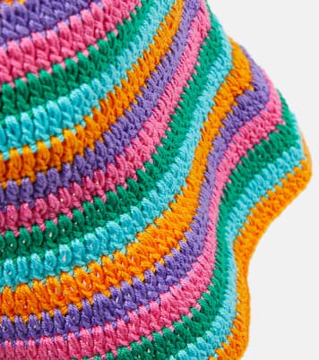 Cappello da pescatore in crochet a righe | Anna Kosturova