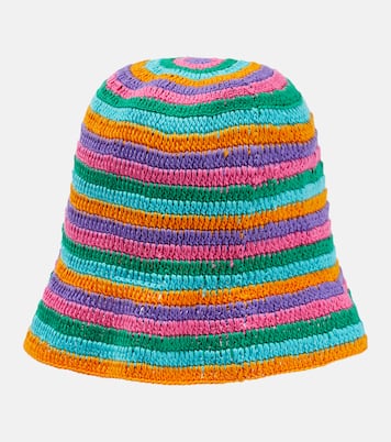 Cappello da pescatore in crochet a righe | Anna Kosturova