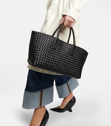 Sac Cabat Small en cuir | Bottega Veneta