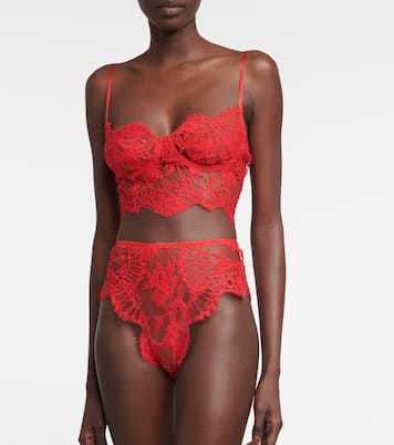 Slip in pizzo a vita alta | Dolce&Gabbana