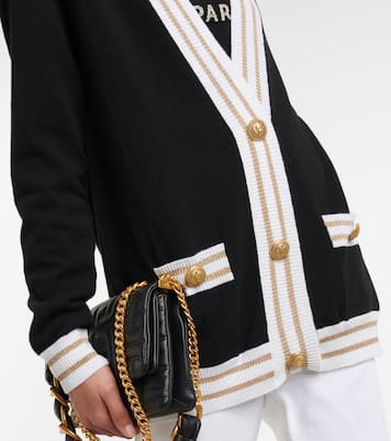 Oversized wool and cashmere-blend cardigan | Balmain