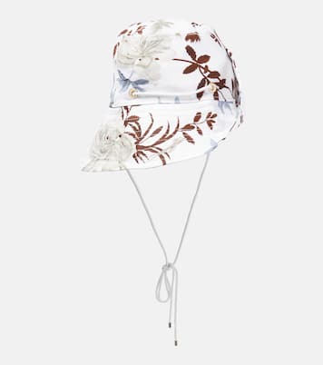Cappello da pescatore in misto lino | Erdem