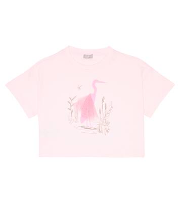 T-shirt in jersey di cotone con stampa | Il Gufo