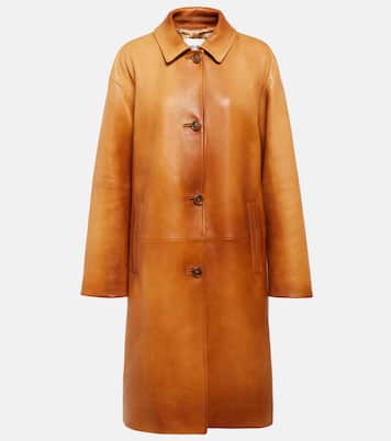 Mantel aus Leder | Miu Miu