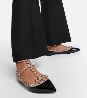 Ballerinas Rockstud aus Lackleder | Valentino Garavani