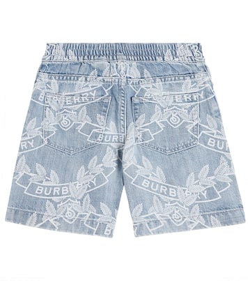 Shorts di jeans con stampa | Burberry Kids