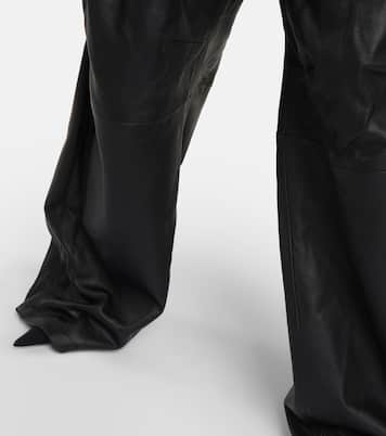 Weite Hose aus Leder | Balenciaga