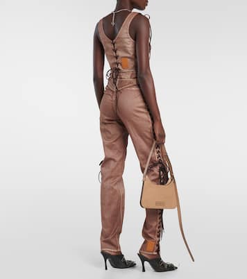 x KNWLS - Top cropped in denim | Jean Paul Gaultier