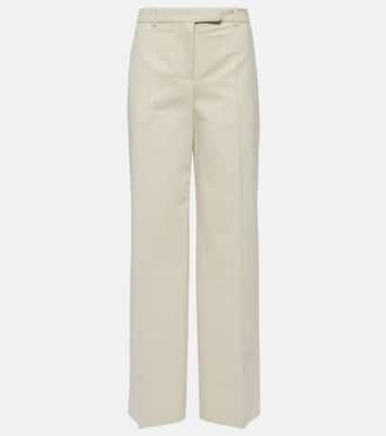 Pantalones Banew de algodón y lana | The Row