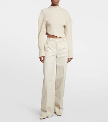 Pantalones Banew de algodón y lana | The Row