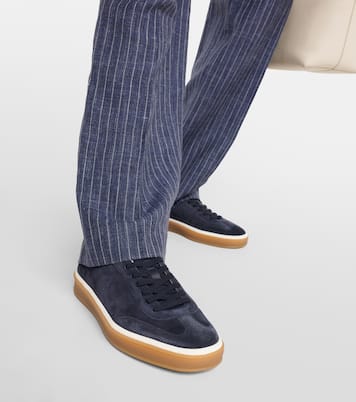 Sneakers Tennis Walk aus Veloursleder | Loro Piana
