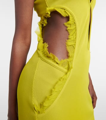 Vestido midi Carina con volantes | Christopher Esber