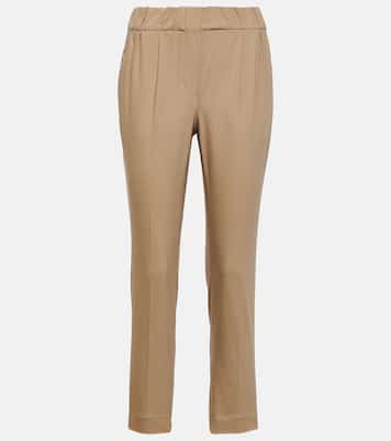 Pantalones chinos en mezcla de algodón | Brunello Cucinelli