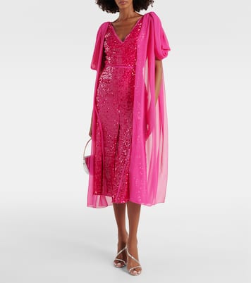 Vestido midi con lentejuelas | Erdem