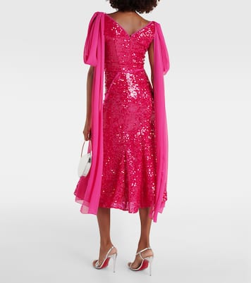 Vestido midi con lentejuelas | Erdem