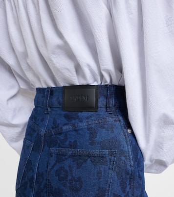 Falda midi de denim | Erdem
