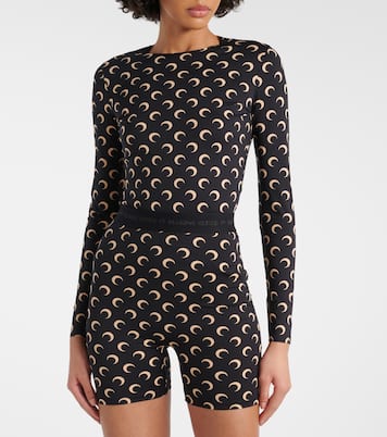 Shorts All Over Moon in jersey | Marine Serre