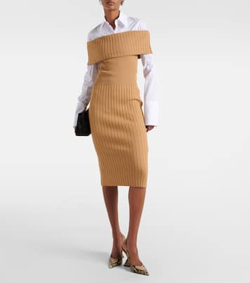 Vestido midi acanalado | Sportmax