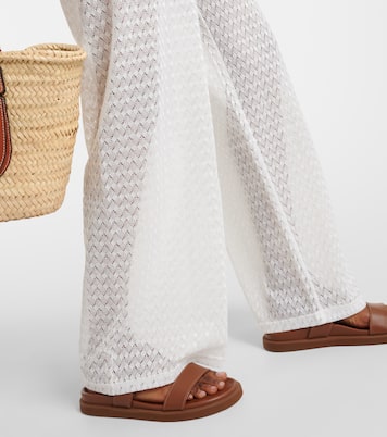 Sienna open-knit wide-leg pants | Melissa Odabash