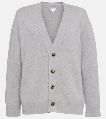 Cárdigan de mezcla de cachemir con piel | Bottega Veneta