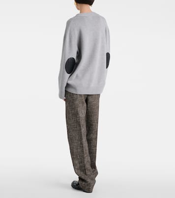 Cárdigan de mezcla de cachemir con piel | Bottega Veneta