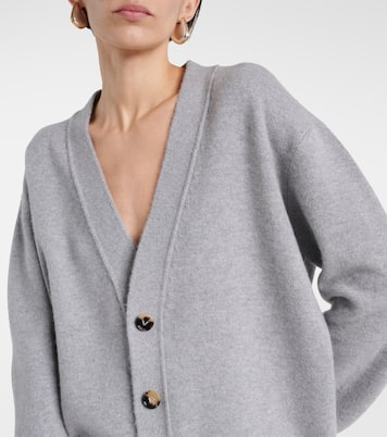 Cárdigan de mezcla de cachemir con piel | Bottega Veneta
