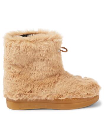 Faux fur ankle boots | Il Gufo