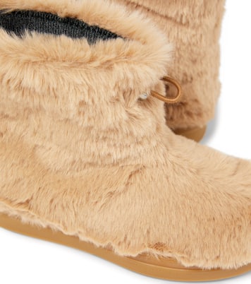 Faux fur ankle boots | Il Gufo