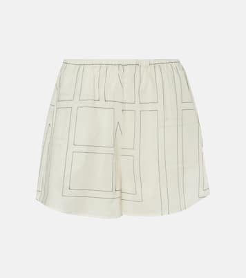 Shorts Monogram aus einem Baumwollgemisch | Toteme