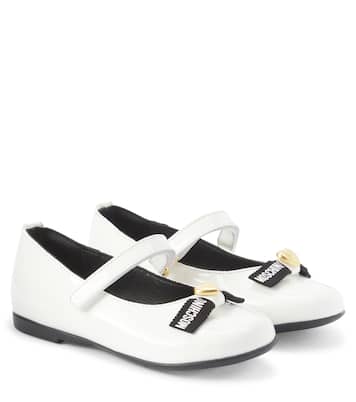 Ballerines en cuir verni | Moschino Kids