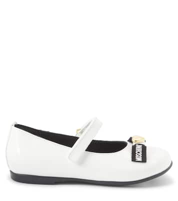 Ballerines en cuir verni | Moschino Kids
