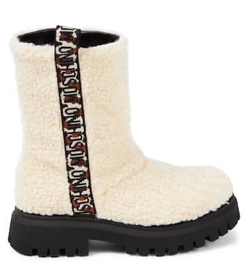 Stivali in teddy con logo | Moschino Kids